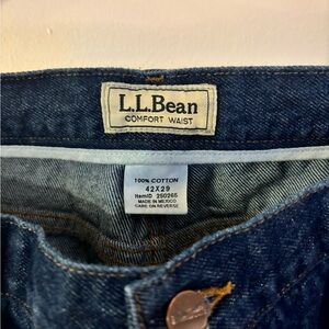 L.L. Bean Stretchy Waist Dad Jeans